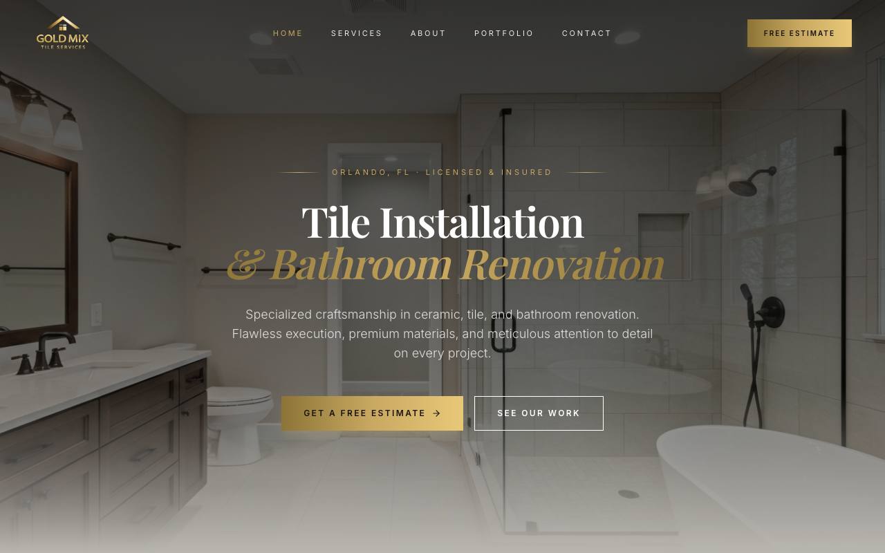 Gold Mix Tile Services